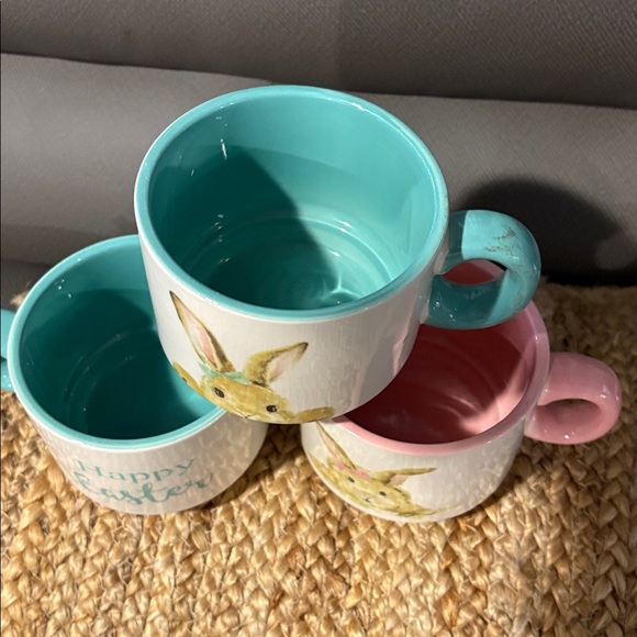 Stackable Easter Bunny Mug Set - - Picture 2 of 3